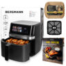 Frytkownica beztłuszczowa Air Fryer BERGMANN YI kosz 8L 1700W książka kucharska w zestawie