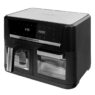 Frytkownica beztłuszczowa Air Fryer BERGMANN YO dwa kosze 6L+8L 2800W rękawica kuchenna w zestawie MTP007743