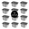 zestaw pojemników GN, pojemnik gastronomiczny stal nierdzewna, wyposażenie kuchni gastronomicznej, pojemniki do cateringu, pojemnik gastronomiczny nierdzewny