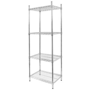 Zdjęcie produktu: Regał gastronomiczny druciany chromowany Mega-M 4-półkowy 60x45x180 cm