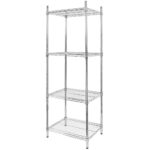 Zdjęcie produktu: Regał gastronomiczny druciany chromowany Mega-M 4-półkowy 60x60x180 cm
