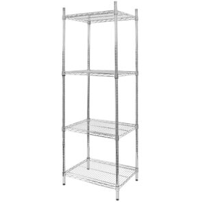Zdjęcie produktu: Regał gastronomiczny druciany chromowany Mega-M 4-półkowy 60x60x180 cm