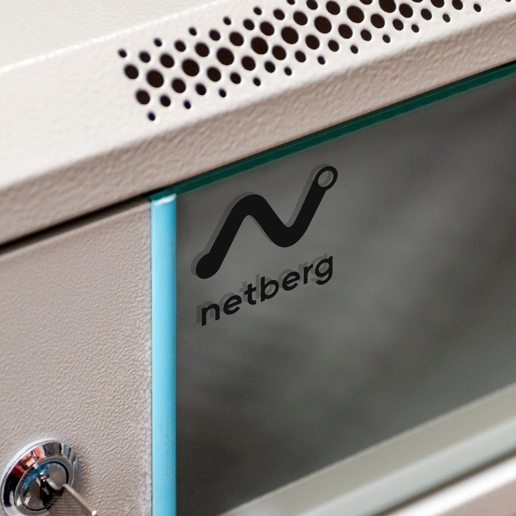 szafa na elektronikę NETBERG 19" 12U, szafa rackowa wisząca, szafa rack serwerowa