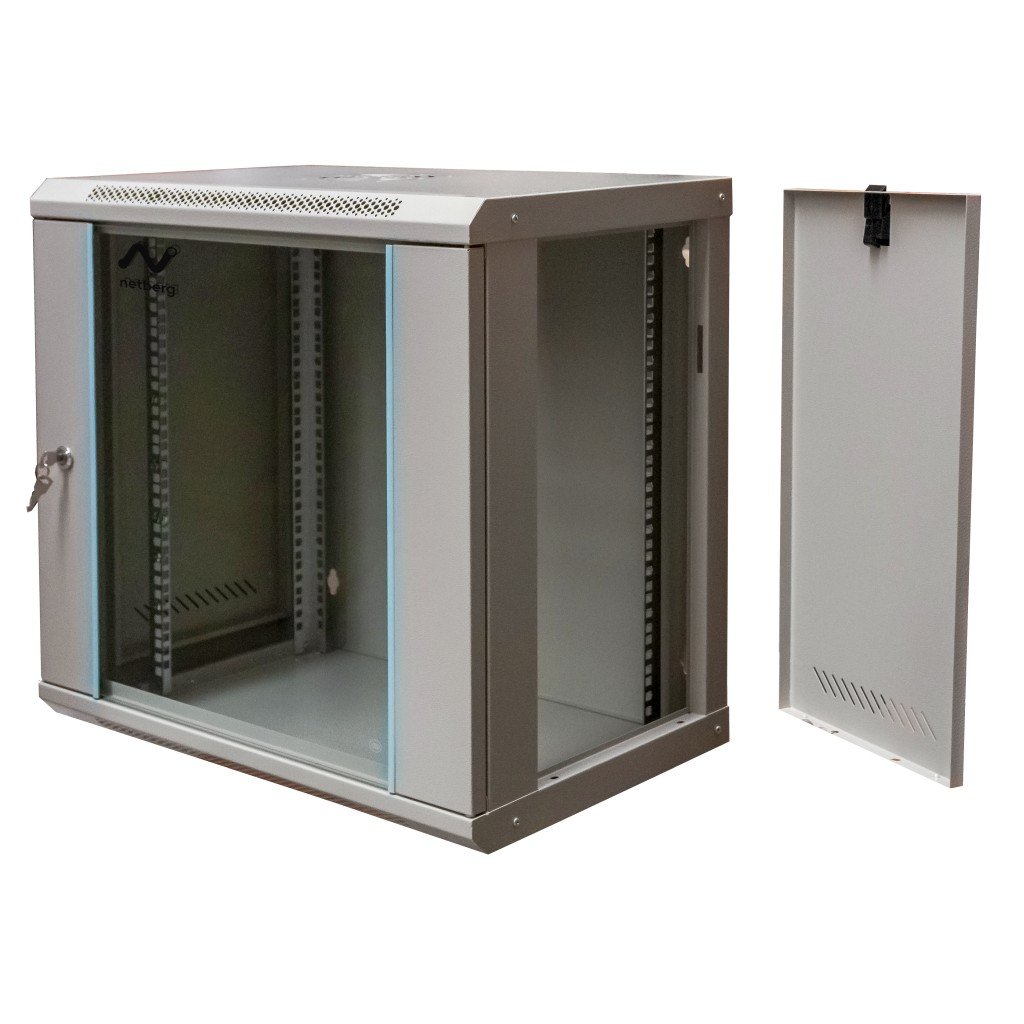 szafa na elektronikę NETBERG 19" 12U, szafa rackowa wisząca, szafa rack serwerowa