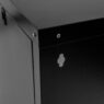 Szafa Rack 19 15U serwerowa na elektronikę NETBERG wisząca 60x60x75cm czarna z drzwiami perforowanymi