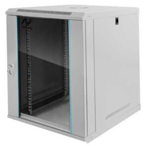 Zdjęcie produktu: Szafa Rack 19" 15U serwerowa na elektronikę NETBERG wisząca 60x60x75cm szara