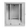 Szafa Rack 19 15U serwerowa na elektronikę NETBERG wisząca 60x40x45cm czarna z drzwiami perforowanymi