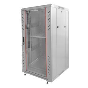Zdjęcie produktu: Szafa Rack 19" 22U serwerowa na elektronikę NETBERG stojąca 60x60x116.5 cm szara