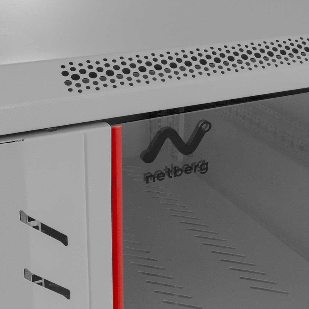 Szafa Rack 19 22U serwerowa na elektronikę NETBERG stojąca 60x60x116.5 cm szara