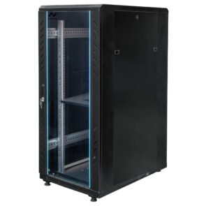 Zdjęcie produktu: Szafa Rack 19" 28U serwerowa na elektronikę NETBERG stojąca 60x80x136.5 cm czarna