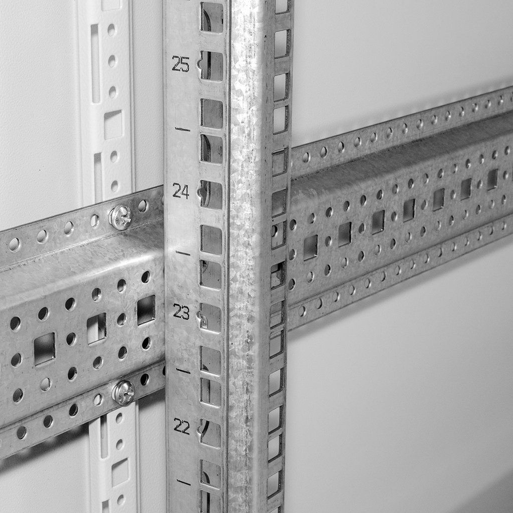 Szafa Rack 19 28U serwerowa na elektronikę NETBERG stojąca 60x80x136.5 cm szara
