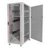 Szafa Rack 19 32U serwerowa na elektronikę NETBERG stojąca 60x100x156.5 cm szara