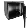 Szafa Rack 19 12U serwerowa na elektronikę NETBERG wisząca 60x40x60cm czarna z drzwiami perforowanymi
