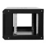 Szafa Rack 19 6U serwerowa na elektronikę NETBERG wisząca 60x40x30cm czarna z drzwiami perforowanymi
