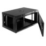 Szafa Rack 19 6U serwerowa na elektronikę NETBERG wisząca 60x40x30cm czarna z drzwiami perforowanymi