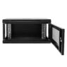 Szafa Rack 19 6U serwerowa na elektronikę NETBERG wisząca 60x40x30cm czarna z drzwiami perforowanymi