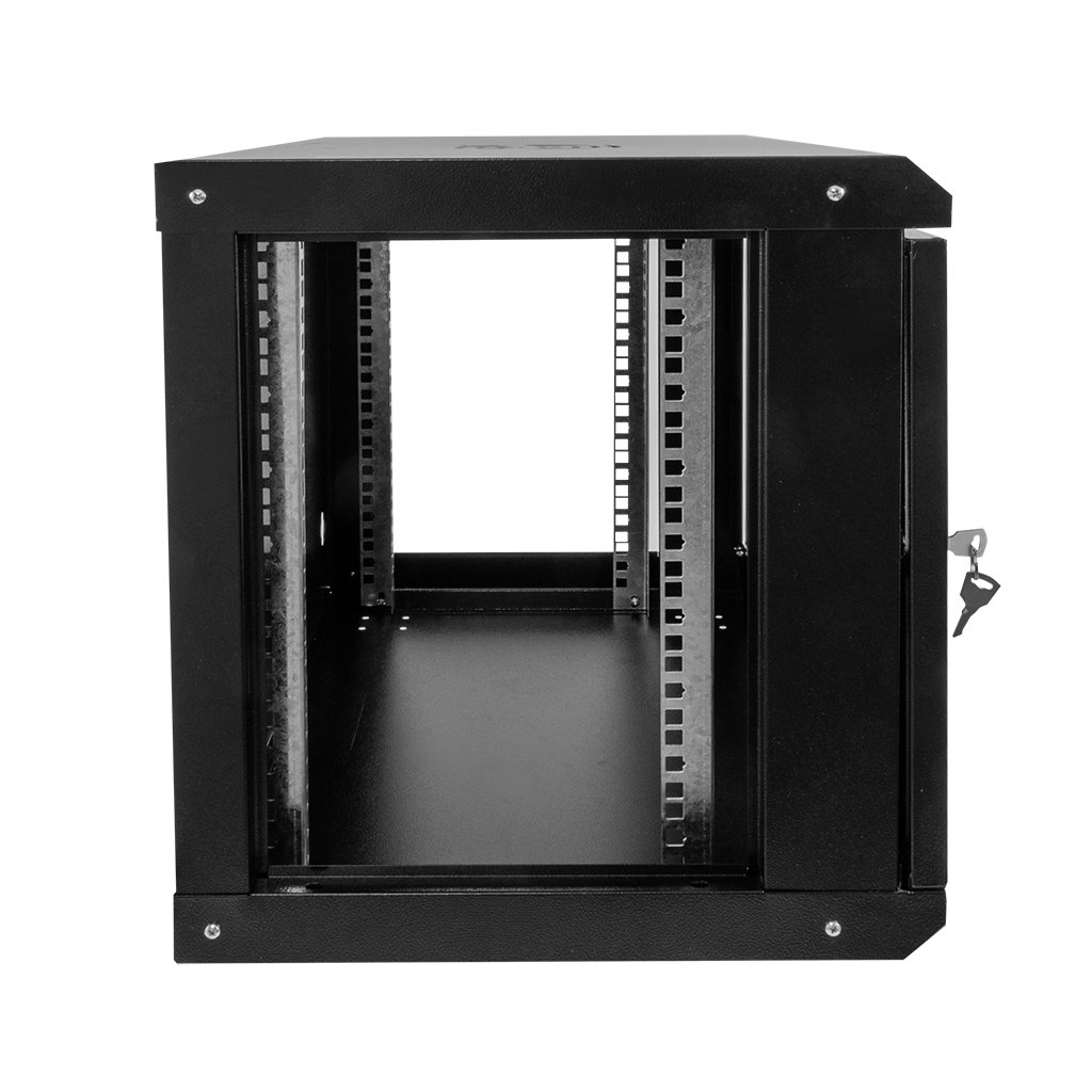 Szafa Rack 19 9U serwerowa na elektronikę NETBERG wisząca 60x40x45cm czarna z drzwiami perforowanymi
