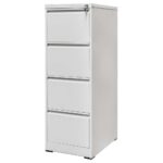 Zdjęcie produktu: Szafka metalowa na dokumenty FURVERO W4S S/S 4 szuflady kartotekowa S-45 cm