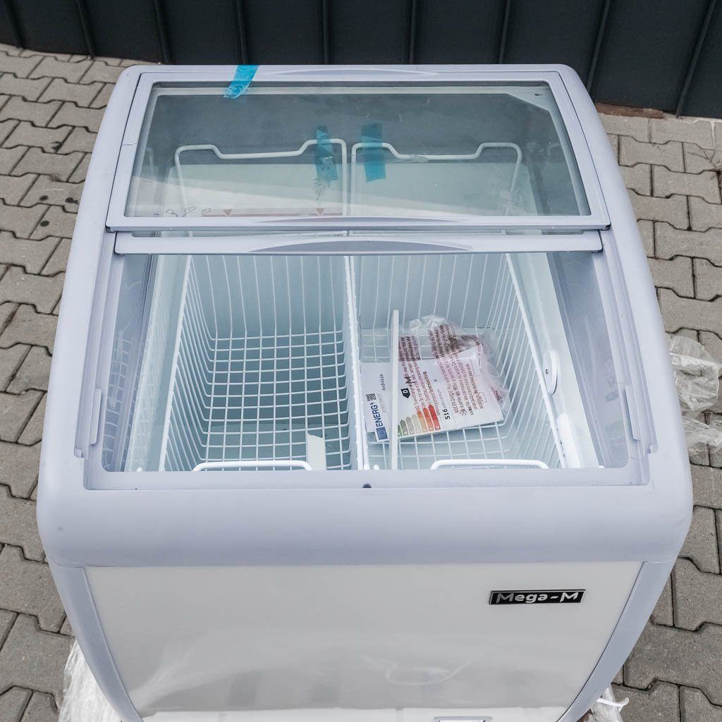 Zamrażarka skrzyniowa przeszklona 110L Mega-M YETI X67 POWYSTAWOWA