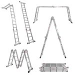 Zdjęcie produktu: Drabina aluminiowa składana przegubowa WERKBERG 4×4 wielofunkcyjna