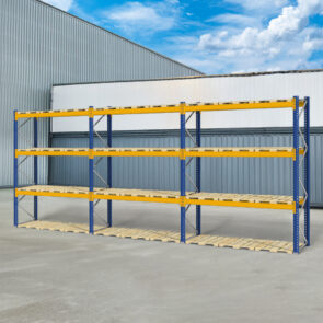 Zdjęcie produktu: Regał magazynowy paletowy JUNGHEINRICH MPB 0+3 H-440 cm L-1030 cm nośność na parę trawersów 2250 kg