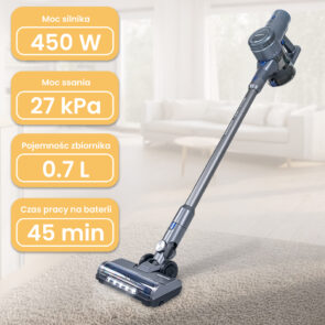 Zdjęcie produktu: Odkurzacz bezprzewodowy pionowy BERGMANN HAX 120 450W