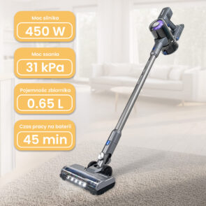 Zdjęcie produktu: Odkurzacz bezprzewodowy pionowy BERGMANN HAX 125 450W