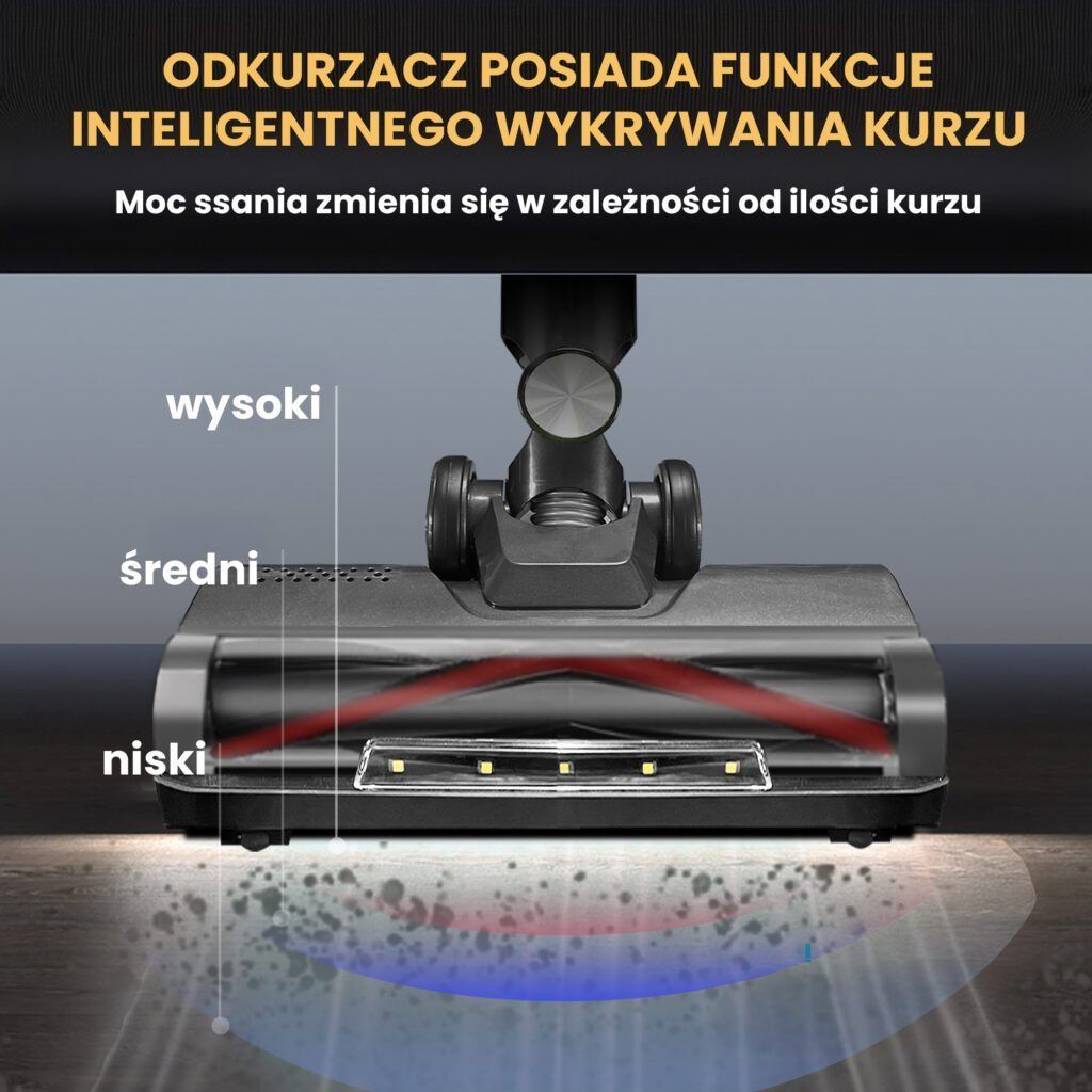 bezprzewodowy BERGMANN HAX 125 450 W, odkurzacz pionowy