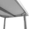 Stół gastronomiczny ze stali nierdzewnej centralny z półką Mega-M X STANDARD 100x60x85 cm