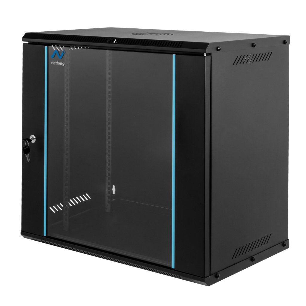 Szafa Rack 19 12U serwerowa na elektronikę NETBERG BASIC wisząca 59.7x40x60cm