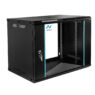 Szafa Rack 19 9U serwerowa na elektronikę NETBERG BASIC wisząca 60x40x46.3cm czarna przeszklone drzwi