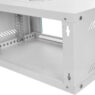 Szafa Rack 19 4U serwerowa na elektronikę NETBERG BASIC wisząca 60x35x24cm szara przeszklone drzwi