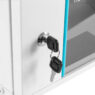 Szafa Rack 19 4U serwerowa na elektronikę NETBERG BASIC wisząca 60x35x24cm szara przeszklone drzwi