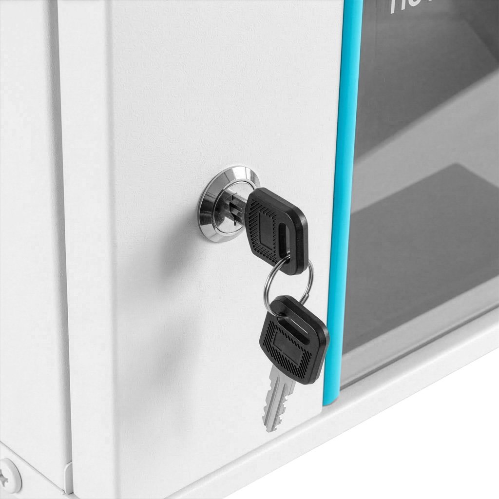Szafa Rack 19 4U serwerowa na elektronikę NETBERG BASIC wisząca 60x35x24cm szara przeszklone drzwi