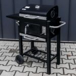 Zdjęcie produktu: Grill ogrodowy węglowy Mega-M 1x stolik boczny 42x30 cm POWYSTAWOWY