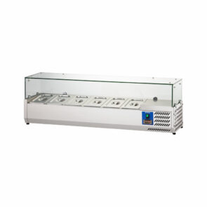 Zdjęcie produktu: Nadstawka chłodnicza z szybą STALGAST (834641) S-140 cm 6xGN 1/4