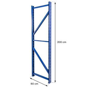 Zdjęcie produktu: Rama Mega-M FORTIS LIGHT H-200 cm G-60 cm półkowa niebieska