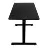 biurko regulowane elektrycznie, biurko z regulacją wysokości, biurko ergonomiczne, biurko czarne, biurko do home office, ciche biurko z silnikiem