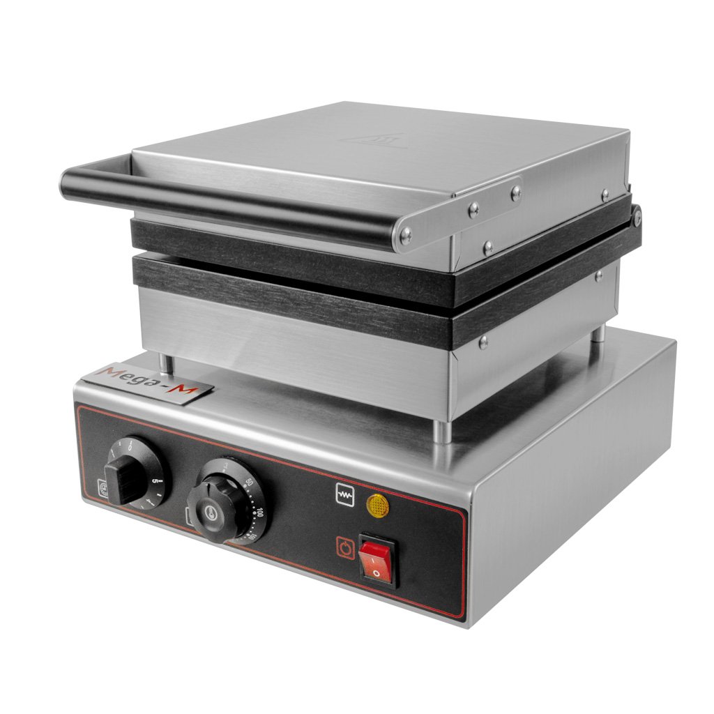 gofrownica prostokątna, gofrownica gastronomiczna Mega-M 4x6 moc 2 kW