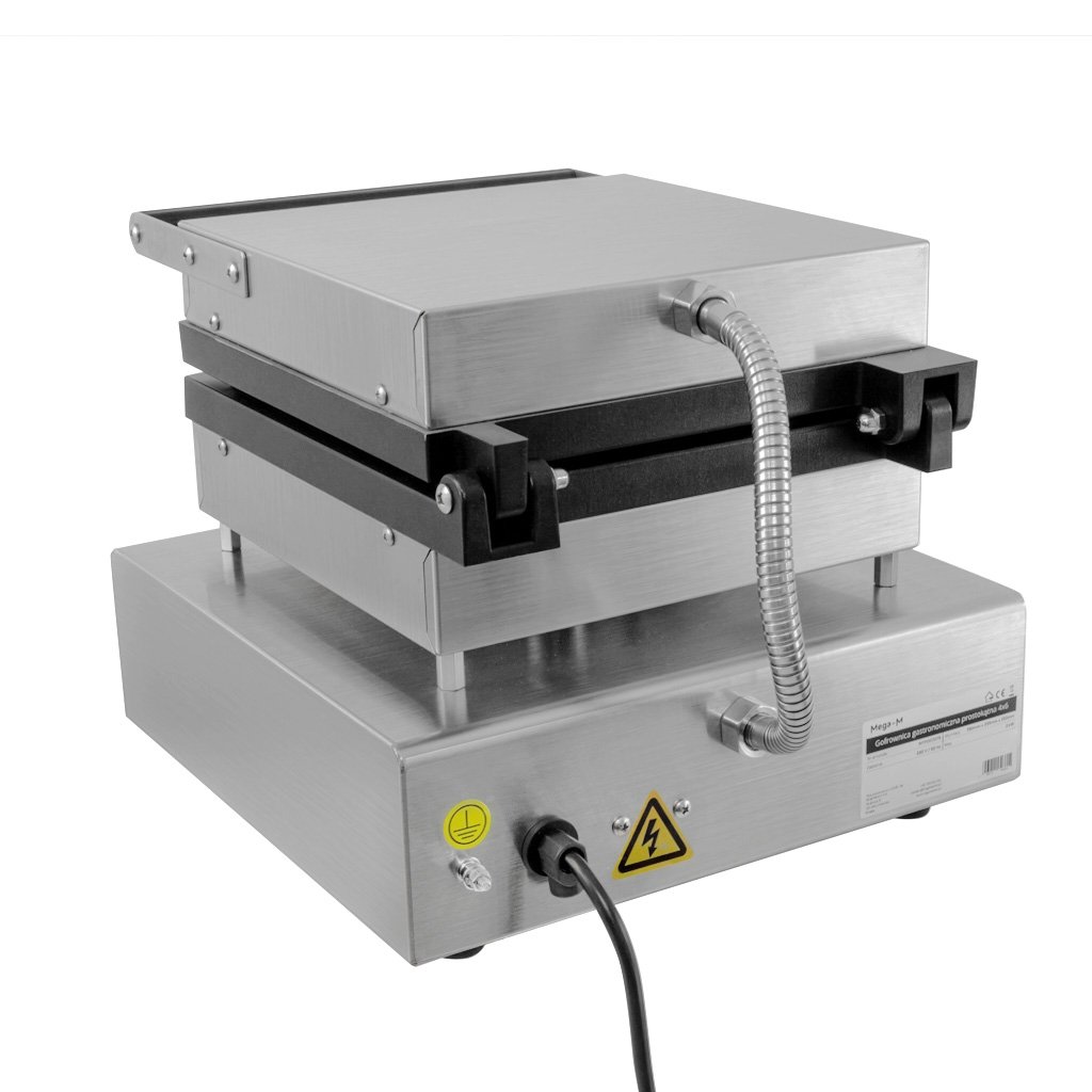 gofrownica prostokątna, gofrownica gastronomiczna Mega-M 4x6 moc 2 kW