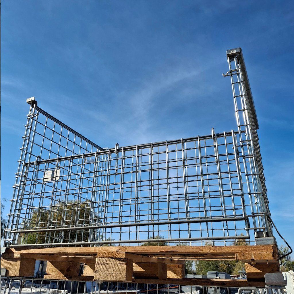 Gitterbox Kosz nadstawka na paletę 120×80x90 cm otwierany dłuższy bok
