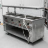Bemar grzewczy z nadstawką DORA METAL SNT010 S-215 cm G-75 cm H-120 cm 4xGN