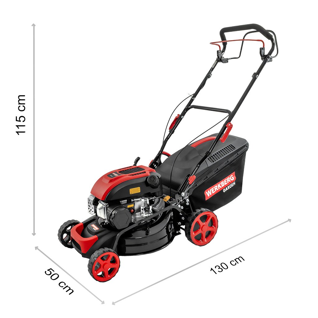 kosiarka do trawy, kosiarka z napędem, kosiarka spalinowa WERKBERG Garden 41 cm