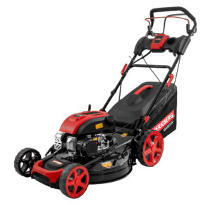 Zdjęcie produktu: Kosiarka spalinowa do trawy z napędem i silnikiem 196 cm³ WERKBERG Garden 51cm z rozrusznikiem elektrycznym