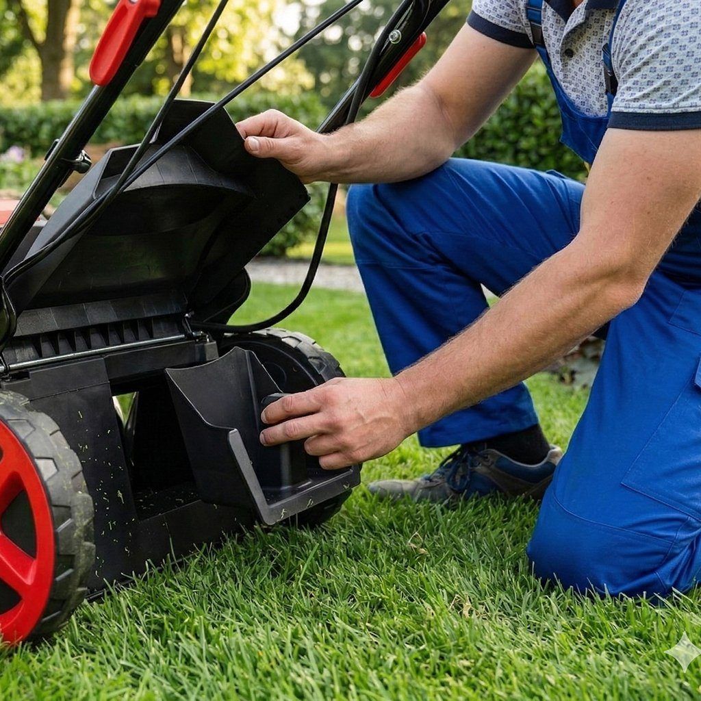 kosiarka do trawy, kosiarka z napędem, kosiarka spalinowa z rozrusznikiem elektrycznym WERKBERG Garden 51 cm