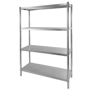 Zdjęcie produktu: Regał ze stali nierdzewnej z 4 półkami Mega-M X STANDARD 120x40x180 cm