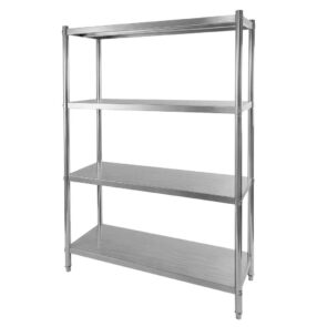 Zdjęcie produktu: Regał ze stali nierdzewnej z 4 półkami Mega-M X STANDARD 120x60x180 cm