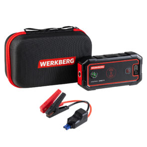 Zdjęcie produktu: Urządzenie rozruchowe Powerbank Booster WERKBERG AL005 1500A/2500A 23800mAh ładowarka bezprzewodowa