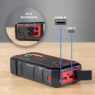 Urządzenie rozruchowe Powerbank Booster WERKBERG AL005 1500A2500A 23800mAh ładowarka bezprzewodowa lifestyle