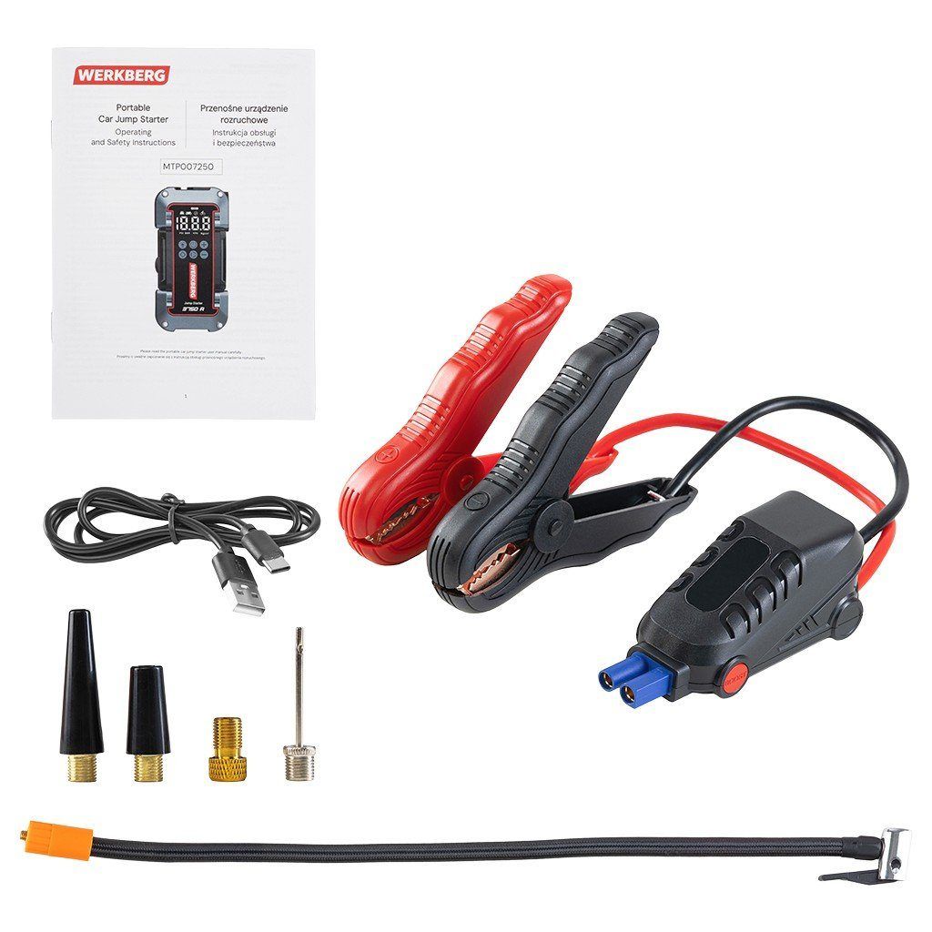 powerbank rozruchowy, urządzenie rozruchowe, jump starter, powerbank, booster do auta, przenośny rozrusznik samochodowy, awaryjne uruchamianie silnika, ładowarka samochodowa
